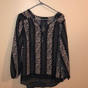 GREEN AND BLUE BLOUSE!